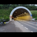 Der zweite Tunnel, den wir ebenfalls nicht durchfahren durften